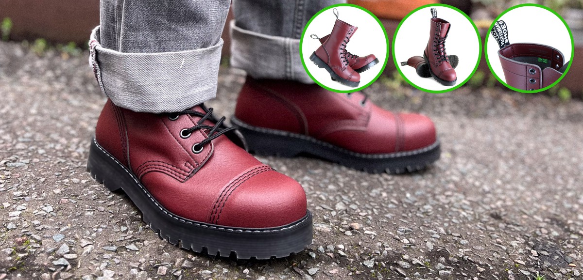 VST 10 EYE BOOT - CHERRY