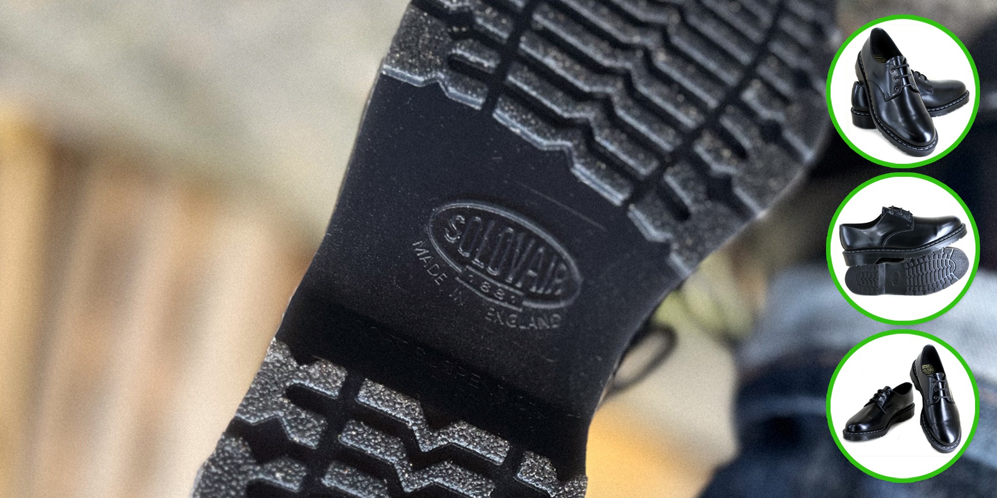 Solovair Hi-Shine Gibson