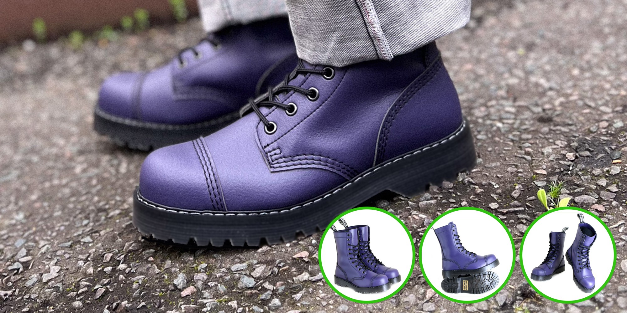 VST 10 EYE BOOT - PURPLE
