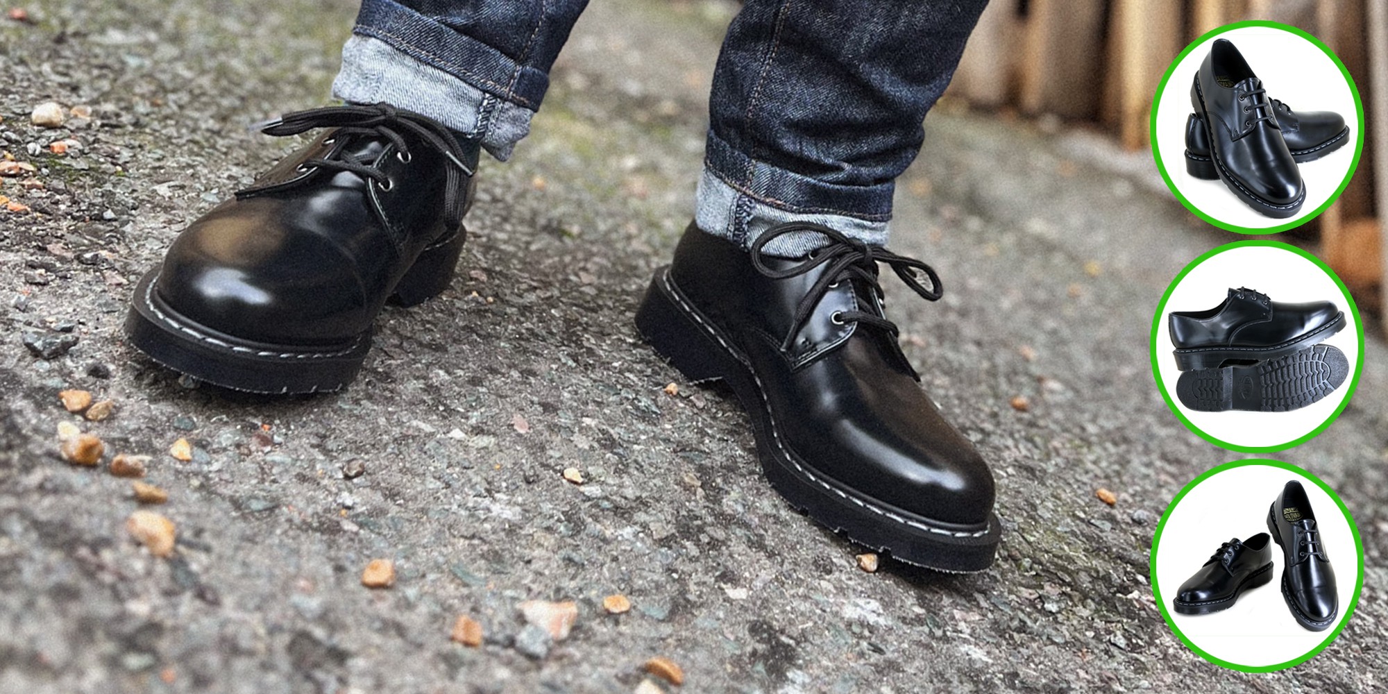 Solovair Hi-Shine Gibson