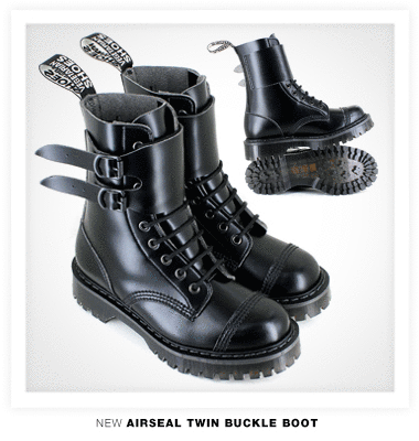 Airseal Twin Buckle Boot Black